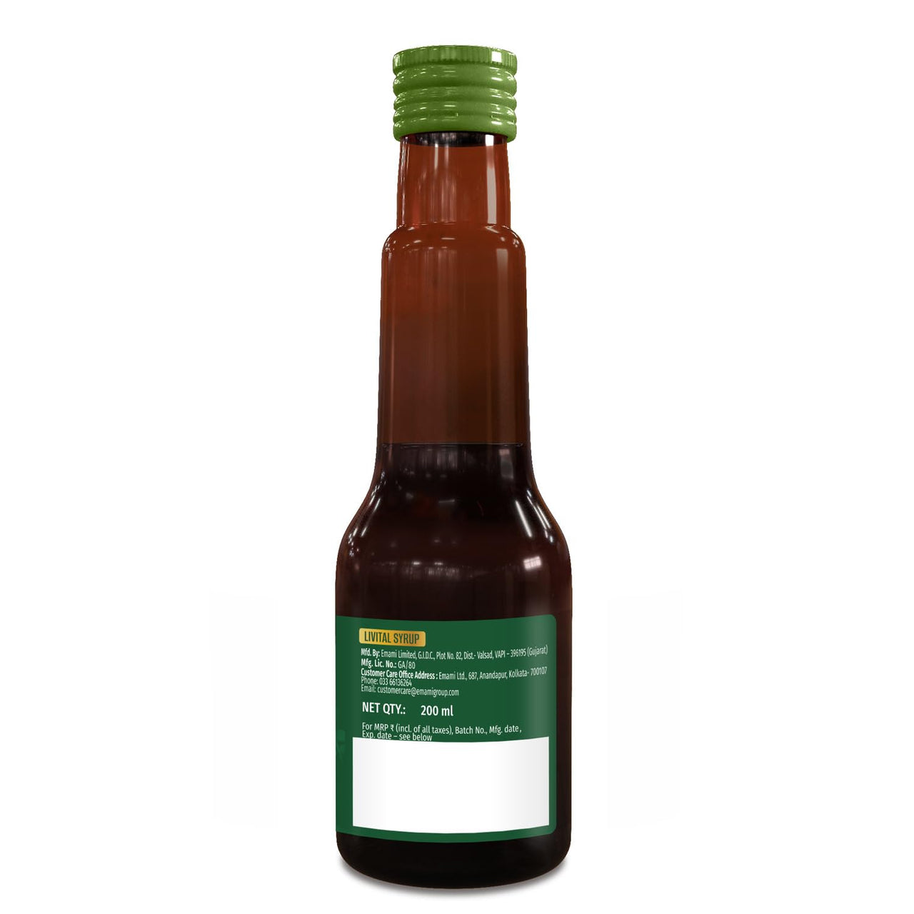Zandu Livital Syrup – 200 ml | Scientifically proven Ayurvedic Liver Care & Detox Support |Revitalises Liver Health Naturally & Boosts Appetite & Digestion | Blend of 12 Potent Herbs
