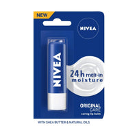 NIVEA Lip Balm, Original Care, 4.8g and NIVEA Lip Balm, Pomegranate Shine, 4.8g