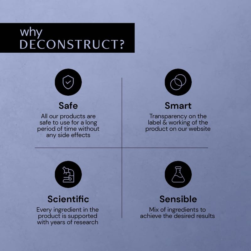 Deconstruct Oil-Free Moisturizer For Oily Skin | 3% NMF Complex + 0.2% Panthenol | Lightweight Gel Moisturizer | For Oily to Combination Skin | 50gm