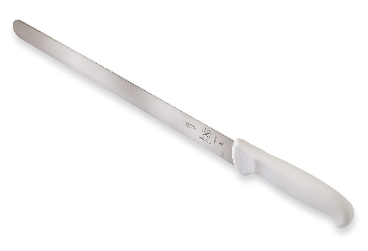 Mercer Culinary Ultimate White 12" Plain Edge Slicer Knife
