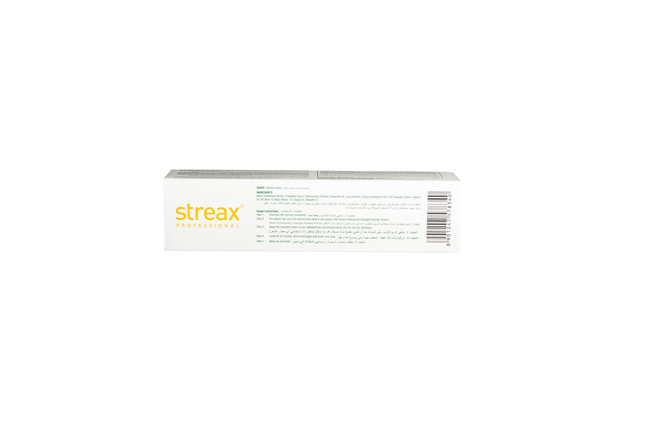 Streax Professional Hold & Play Funkey Colour - Glorious Green, 100 Grams