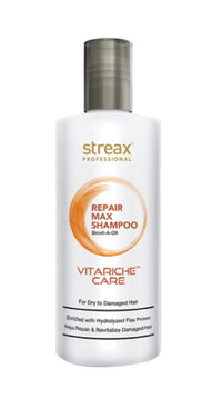 Streax Professional Set of Vitariche Care Repair Max Shampoo & Conditioner