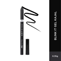 ZM Zayn & Myza Gel Kajal | Intense Colour | Long-lasting 36Hr wear | Transfer proof | Waterproof | Smudge Proof, 0.35g