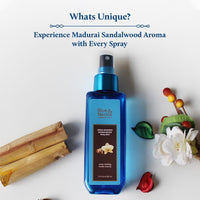 Blue Nectar Niraa Madurai Sandalwood Body Mist for Long Lasting Freshness and Aromatic Body Fragrance