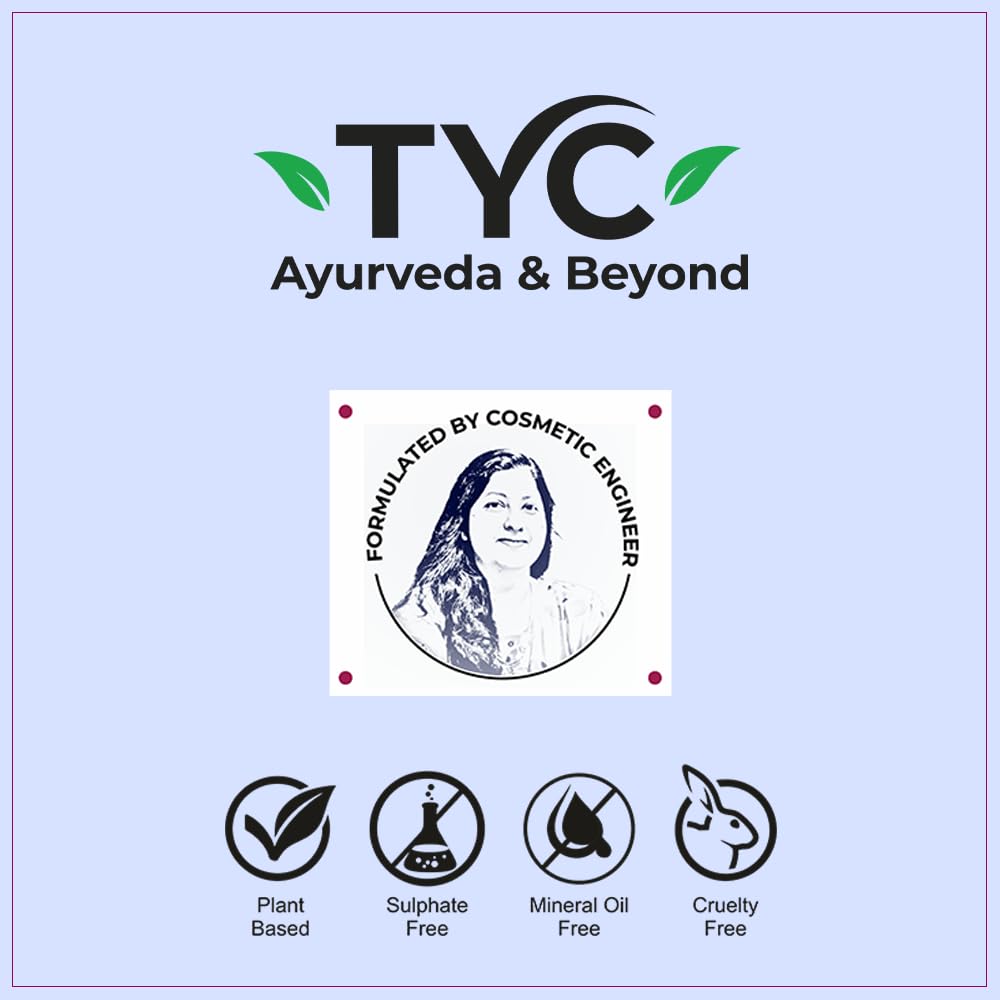 TYC-Trust Your Choice Ayurvedic DHT Blocking Shampoo | Deep Cleansing, Itch Free Anti Dandruff | Sulphate Free | 3-in-1 Organic Shampoo and Conditioner | 300 ml