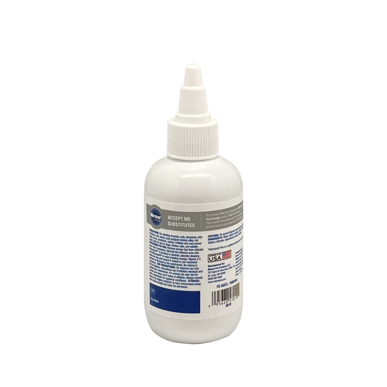 Manna Pro Microcyn AH Wound & Skin Care Spray for Pets 89ml, 3 Ounces, WHITE