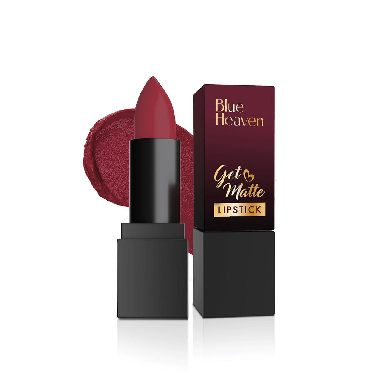 Blue Heaven Get Matte Lipstick | Soft Matte Finish and Lightweight Formula | Intense Pigment | Long-Lasting Lipsticks For Women | 204 | 4GM
