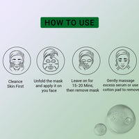 Mancode 1% Salicylic Acid Facial Sheet Mask 25ml Boost Hydration Reduce Breakouts & Active Acne Pore Reducing, Brightening & Enhances Glow Korean Sheet Mask for Men Women | Unisex Sheet Mask Set 25ml