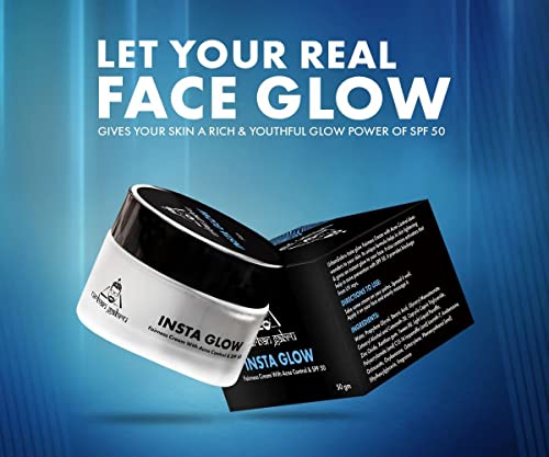 Urbangabru Hair Volumizing Powder 10 GM & Insta Glow Face Cream 50 GM - Men's Grooming Combo Kit