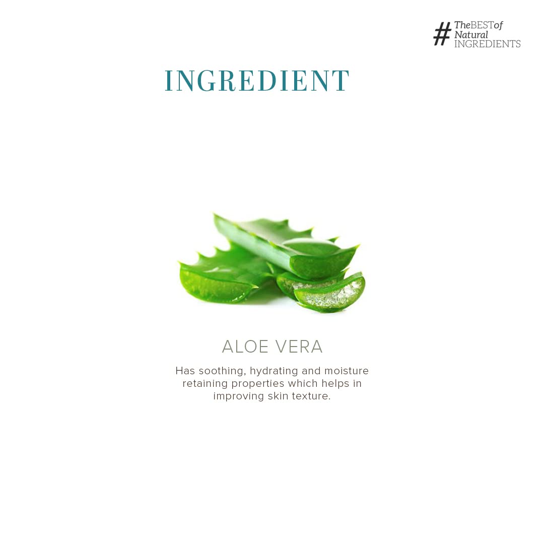 Khadi Natural Aloe Vera Face Wash with Scrub | Face Wash for Younger-Looking Skin | Face Scrub for Fighting Early Signs of Ageing | Paraben & SLS Free | Suitable for All Skin Types | 210ml