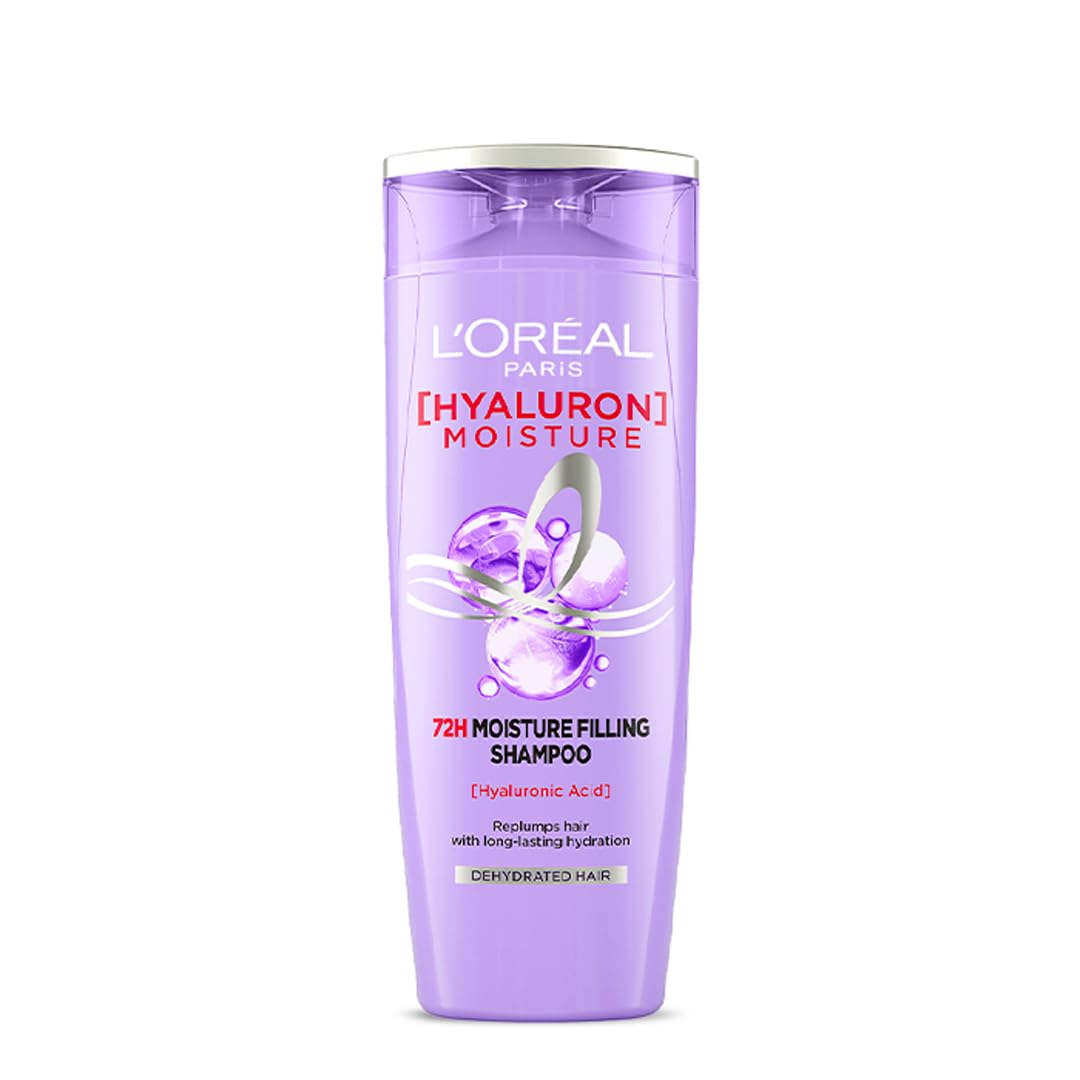 L'Oreal Paris Professional Nourishing Treatment, For Smooth & Straight Frizz-Free hair, Paraben Free, 20ml + 40g & L'Oreal Paris Moisture Filling Shampoo, 340ml