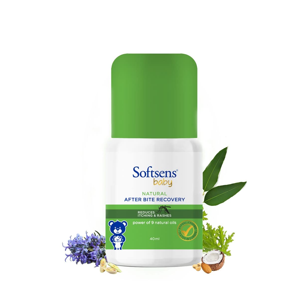 Softsens Baby Mosquito Repellent Before & After Bite Duo With Natural Mosiquito Repellent Gel (50G) + After Bite Recovery Roll-On (40Ml)|Deet-Free, Safe For Baby Upto 8 Hour Protection