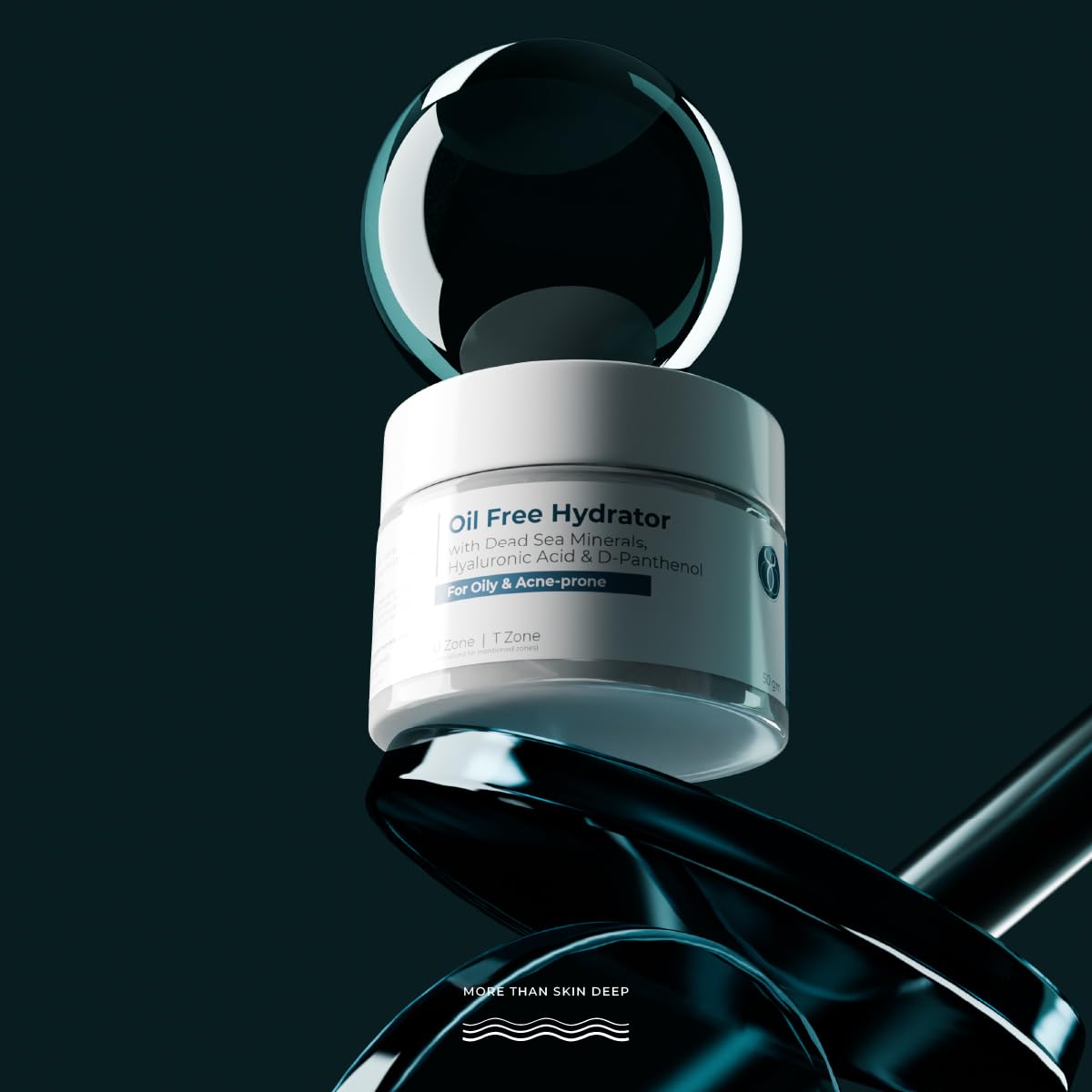 SEASOUL Oil-Free Hydrator Face Moisturizer - 50ml | Lightweight, Non-Greasy Daily Moisturizer | With Dead Sea Minerals, Hyaluronic Acid & D-Panthenol | Hydrating & Soothing Formula for All Skin Types