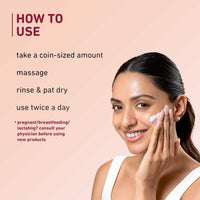 Plum Saffron & Papaya Glow & Brightening Face Wash with Vitamin B5 | Boosts Glow & Brightens Skin | Non-Drying | All Skin Types | Bright Gel Face Wash for Women & Men | for All Skin Types | 100ml