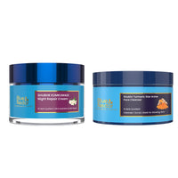 Blue Nectar Kumkumadi Night Repair Cream (Women) and Turmeric Face Ubtan