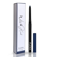 Flicka Wild & Kind Twist Kajal Pen 05 Regal Blue Waterproof & Long Lasting 0.30gm Shimmery Affair Lip Gloss 6 Gin Baby Pink 5ml