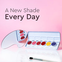 C2P Pro Pop Lip Shade 6 in 1 Lipstick Palette for Women – Waterproof, Long-Lasting, Smudge-Proof, Highly Pigmented Lip Pallete for All-Day Wear (Sunset Hues, 21g)