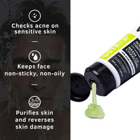 Ustraa Face Wash Acne Control - With Neem & Charcoal - 100g - Oil control, Prevents Acne & 20% Vitamin C Face Serum - 30ml | 20% Vitamin C in Pure form | with Hyaluronic Acid | Anti-Aging, Brightening