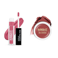 Insight Cosmetics Insight Non Transfer Lip Color Matte Texture12Hrs WaterproofTrue ColorSmudge Proof Paraben Free 100% Veg, 4ml(LG40-04) Crème Blusher, Face Makeup, Caramel Eclair, 3.5 gm(B-02=06)