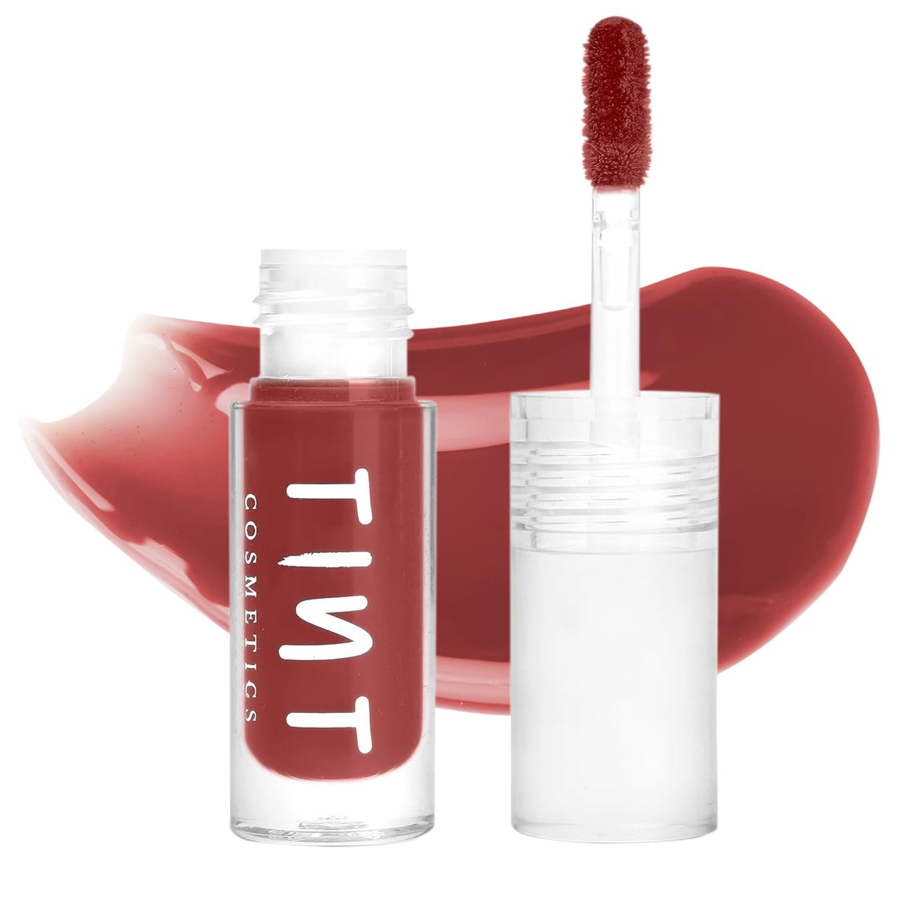 Tint Cosmetics Brick Red Lip Gloss for Women | Hydrating & High Shine | Lightweight & Non-Sticky with Vitamin-E & Grapeseed Oil | Gloss Lock Technology | All Skin Types | 2.5Ml (Honey) | FDA Approved