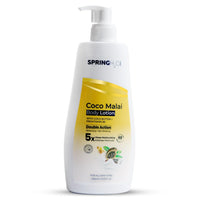 Spring H2O Coco Malai Body Lotion | Deep Moisturizing with Cocoa Butter & Pro-Vitamin B5 | Skin Whitening & Hydrating Formula | 400ml Nourishing Body Cream