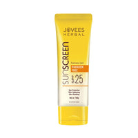Jovees Herbal Sunscreen Fairness Gel SPF 25 For Tanning & Sun Damage | Oily, Sensitive, Dry Skin | Sunscreen For protect Your Skin with Lightweight & No White Cast Formula | Women/Men 100g