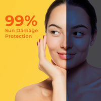 WOW Skin Science Japanese Yuzu + Vitamin C with 5 Ceramides Dewy Bright Sunscreen Gel | SPF 70 PA++++ 500x Vitamin C | Quick Absorption | No White Cast | Water Resistant | UVA + UVB Protection | 80ml