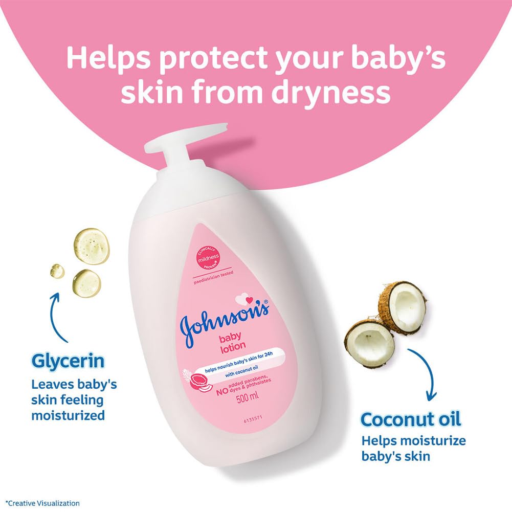 Johnson's Baby Lotion (White, 200ml)