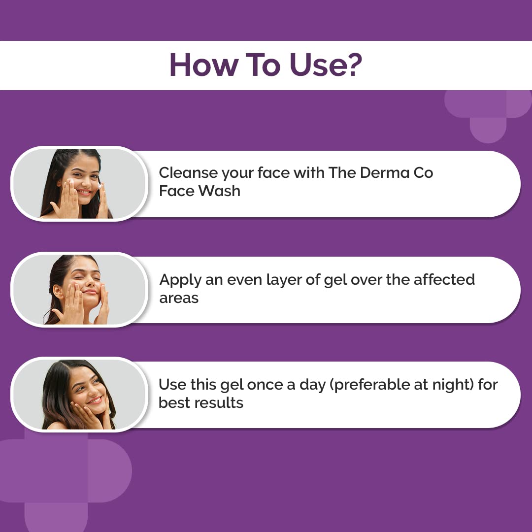 The Derma Co 3% Kojic Acid Dark Spot Corrector Gel | With Azelaic & Tranexamic Acid | For Spotless & Radiant Skin | Reduces Dark Spots, Pigmentation & Blemishes | For Men & Women | 30 g