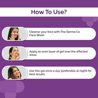 The Derma Co 3% Kojic Acid Dark Spot Corrector Gel | With Azelaic & Tranexamic Acid | For Spotless & Radiant Skin | Reduces Dark Spots, Pigmentation & Blemishes | For Men & Women | 30 g