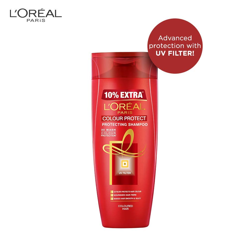 L'Oreal Paris Excellence Creme Hair Color, 4 Natural Brown/Natural Dark Brown, 72ml+100g And L'Oreal Paris Color Protect Shampoo, 175ml (With 10% Extra)