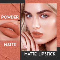 Shryoan Powder Matte Lipstick with Moisturizing and Hydrating Formula | For Every Day Use (3.2g) (Shade-08, Shade-08)