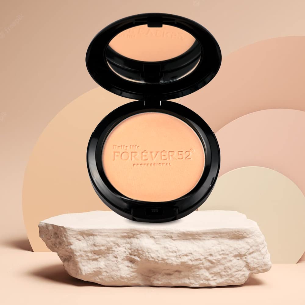 Daily Life Forever52 Two Way Matte Cake Compact For All Skin Type(Warm Honey-Yellow Undertone,12g)