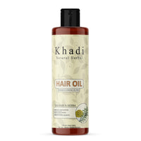 Khadi Natural Herbal Rosemary And Henna Hair Oil | Enriched With Amla & Bhringraj Extract Strengthen & Nourished Hair | Improve Circulation & Treat Scalp Issues | Pure & Natural Paraben & Mineral Oil Free Rosemary Oil 100ml