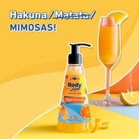 Plum BodyLovin' Trippin' Mimosas Shower Gel | SLS-Free Body Wash For Women | Long Lasting Fresh Citrusy Fragrance | Aloe-Infused Nourishing Body Cleanser For Soft & Smooth Skin (240 ml) (Pack of 2)