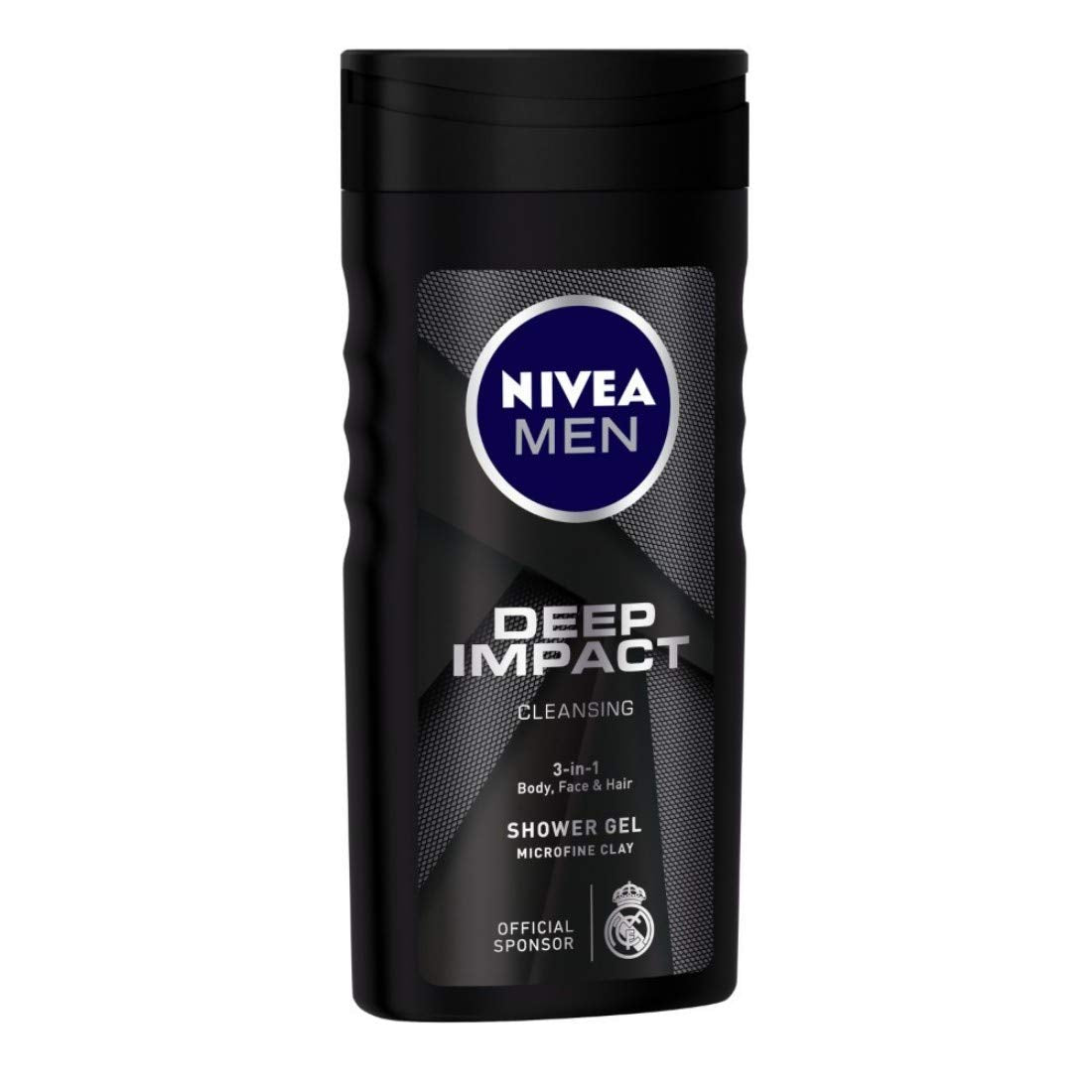 Nivea Men Shower Gel, Deep Impact Cleansing Body Wash, Men, 250ml & Shower Gel, Fresh Pure Body Wash, 250ml