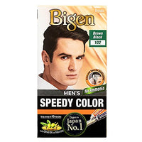Bigen Men's  Speedy Color, Hair Color, 80g - Brown Black 102 (Pack of 1)