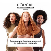 L'Oréal Professionnel Absolut Repair Molecular Sulfate-Free Deep Repairing Shampoo for Damaged Hair - 300 ml | Repairs Very Damaged Hair and Restores Strength With 2% Peptides Bonder & 5 Amino Acids