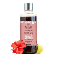 Nat Habit Hibiscus Amla Hair Oil For Women & Men, Helps In Hair Growth & Thickness, For All Hair Types with Hibiscus, Amla, Neem, Brahmi, Coconut & Castor, 100ml