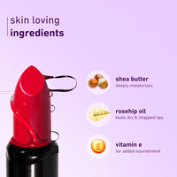 Plum Butter Crème Matte Lipstick | Creamy Matte Finish | Highly Pigmented | With Shea Butter, Rosehip Oil & Vitamin E | 100 Vegan & Cruelty Free | 132 Pinkture Perfect