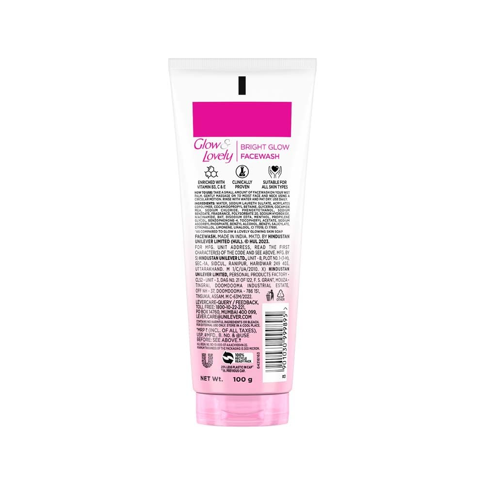 Glow & Lovely Bright Glow Face Wash 100 g