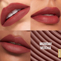 Lakmé 9to5 Liquid Lipstick, Hya Matte, with Hyaluronic Acid for hydrated lips, Monday Mocha 3.6gm