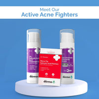 The Derma Co 2% Sali-Cinamide Anti-Acne Face Wash | With 2% Salicylic Acid & 2% Niacinamide | Treats Active Acne & Fades Marks I For Oily & Combination Skin | Power of 2 Actives | For Men & Women | 150 ml x 2