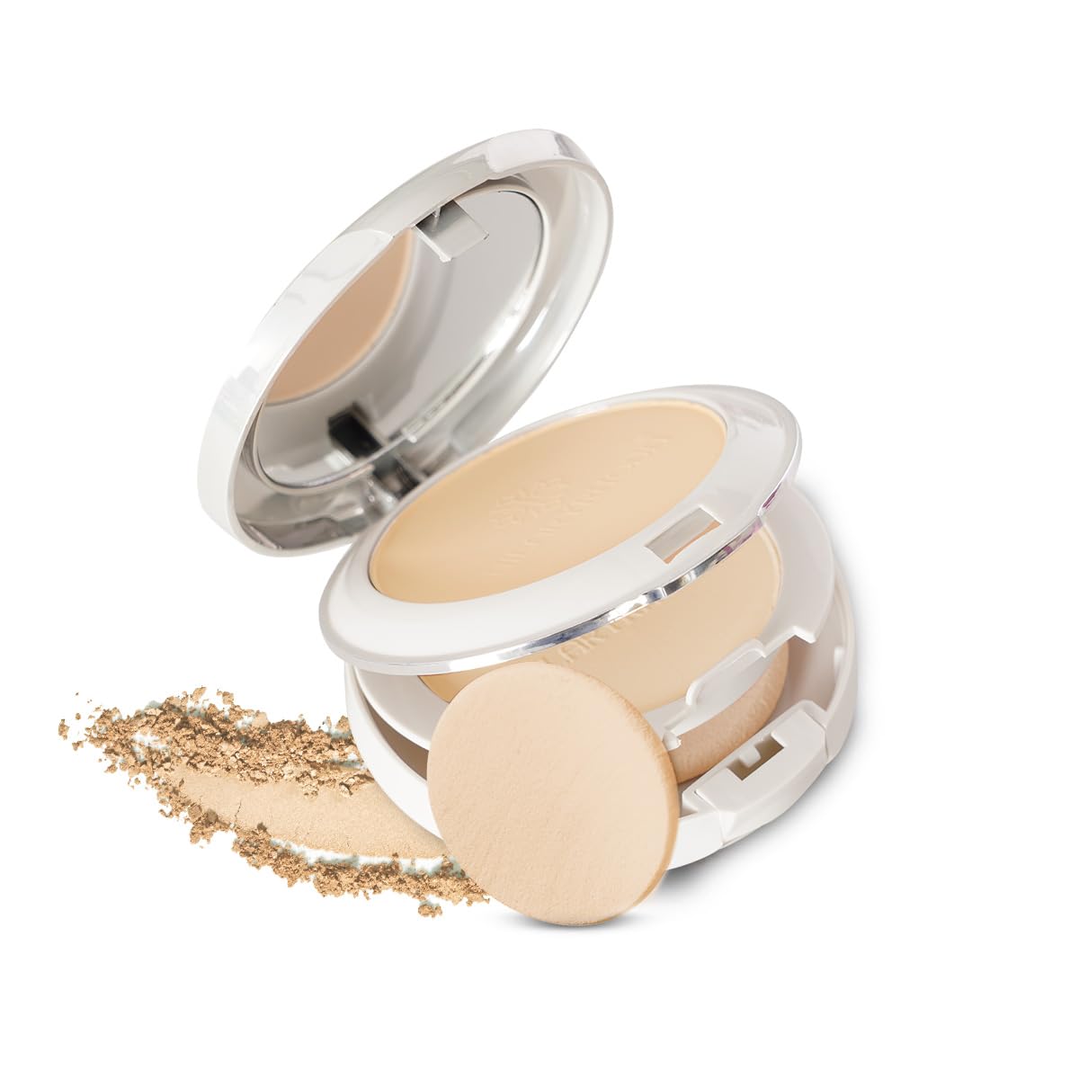 Hilary Rhoda Slay All Day 2 in 1 Compact | Matte & Shimmer Finish | Moisture-Infused With Sponge | 20g (Natural - Shade 02)