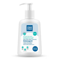 Mee Mee Baby Liquid Detergent 500 ml | Ph balanced, Free from Harsh Chemicals, Safe for mother's hands & baby's skin | Anti-Bacterial, Removes Stains & Odor with One Drop, Hypoallergenic