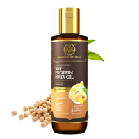 Khadi Natural Soy Protein Hair Oil: Nourishing Elixir for Stronger, Silky-Smooth Hair. Promotes Growth, Reduces Breakage, and Enhances Shine. Paraben Free, Powered Botanics - 200ml