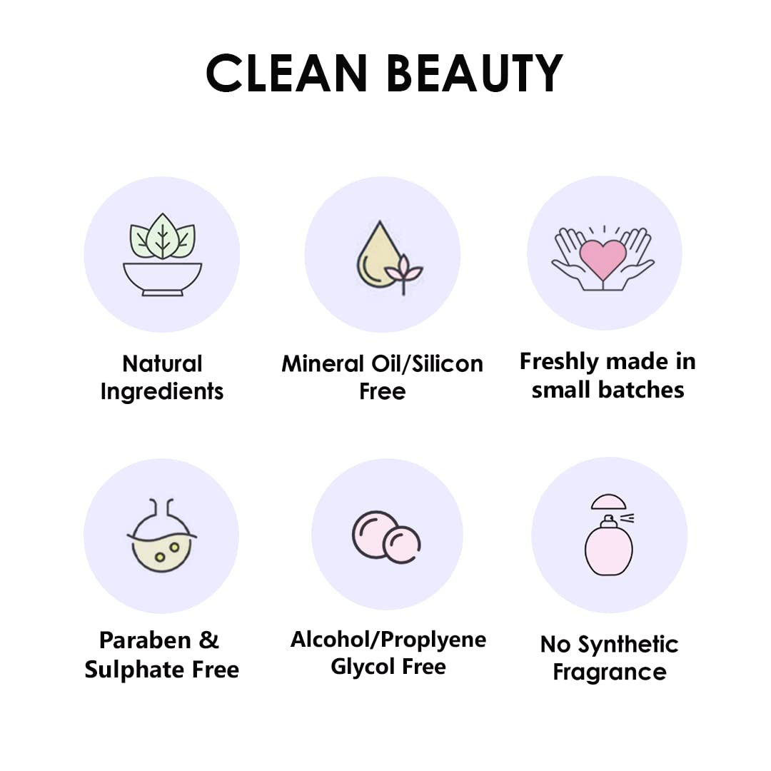 Lavenza Butter Whipped Body Scrub |Natural AHA, NO SILICONES & SULPHATES, Freshly made with Cold pressed Oils & Shea Butter| De-Tans naturally, Deeply Moisturizes, Gently Exfoliates with Camelia Oil | No harsh Chemicals, Safe for Kids, Men & Women, 200 Gm