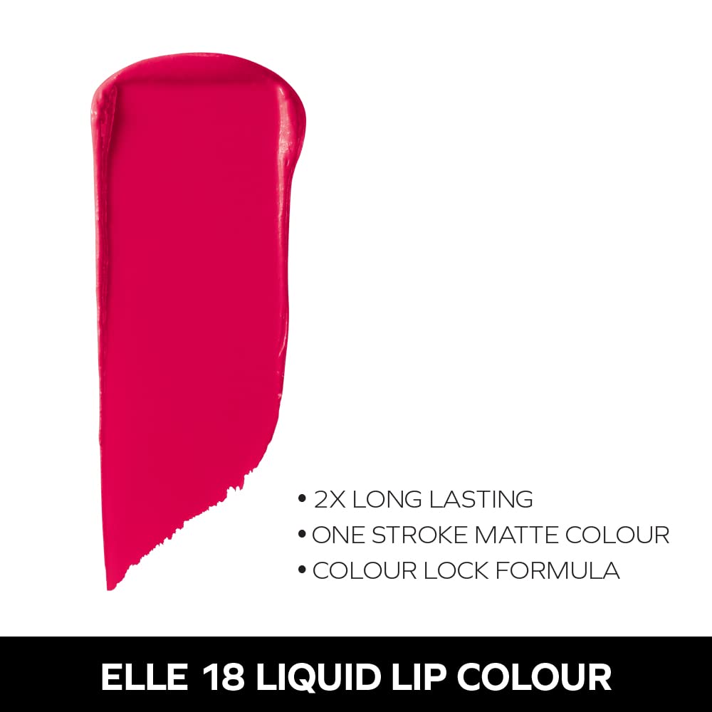 Elle 18 Lipstick Rhubarb Red (Matte) & Lipstick Pink Blossom (Matte)