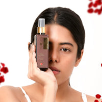 PYOURA Rose Water Face Mist 100ml for Dry Skin, 100% Organic Natural Toner for Glowing, Hydrated Skin and Open Pore Tightening, Unisex Toner Spray for Face for Women & Men