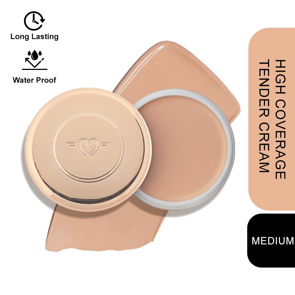 Forever52 Daily Life High Coverage Tender Cream (Asher - 002) Radiant Foundation Concealer | Highlighter | Contour | Perfect For Longlasting Face Makeup